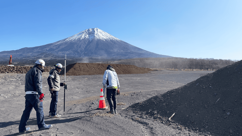 GNSS＋快測ナビで計測