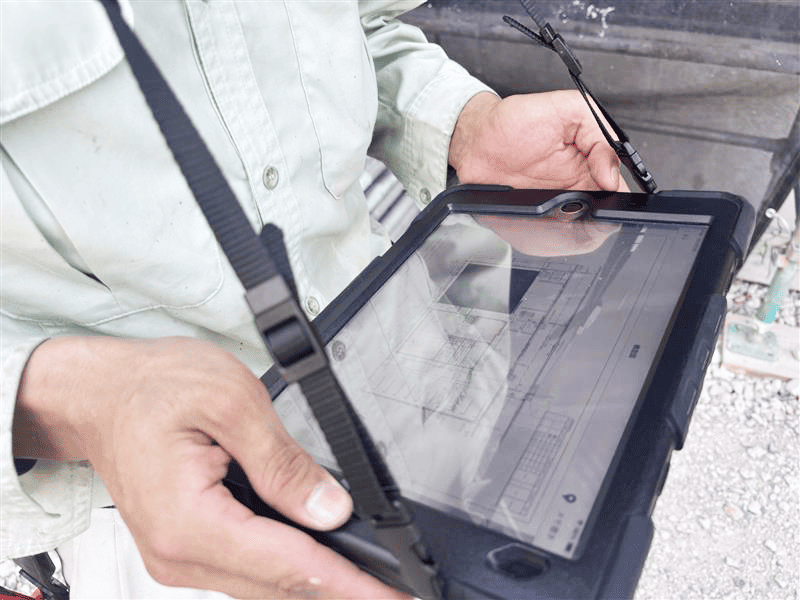 現場での使用風景