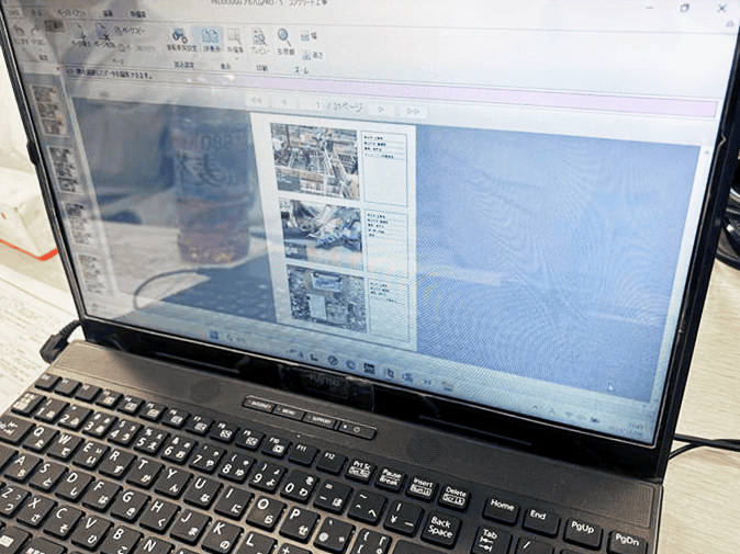 現場での使用風景