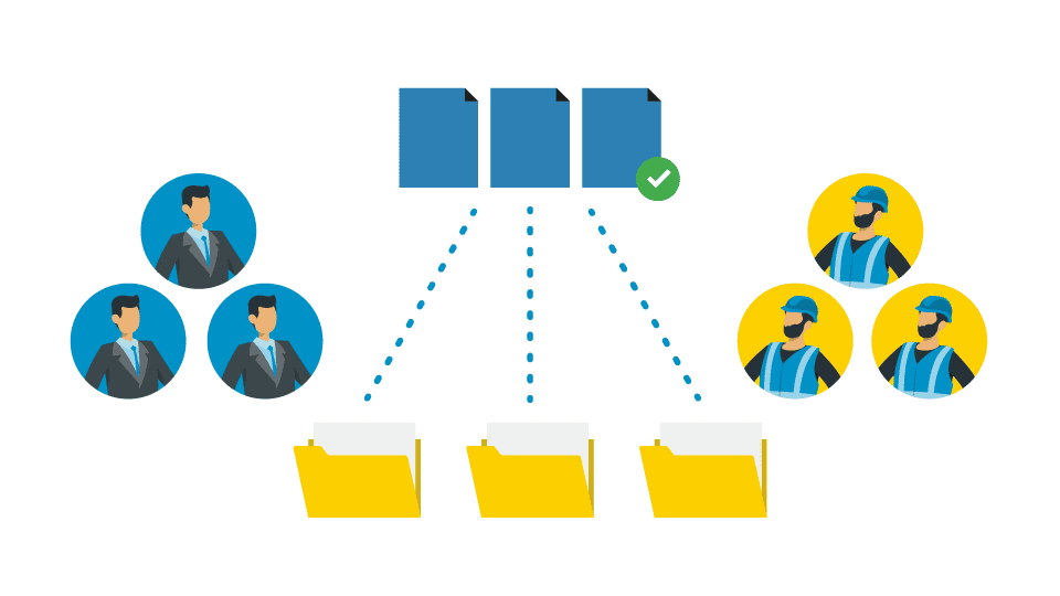 ユーザ管理方法を表したイラストが表示されている。