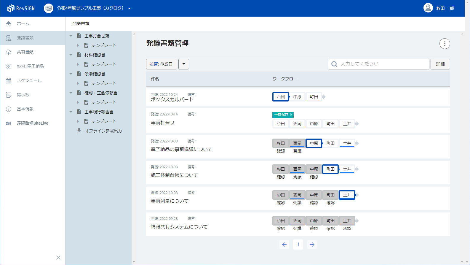 情報共有システム RevSIGN