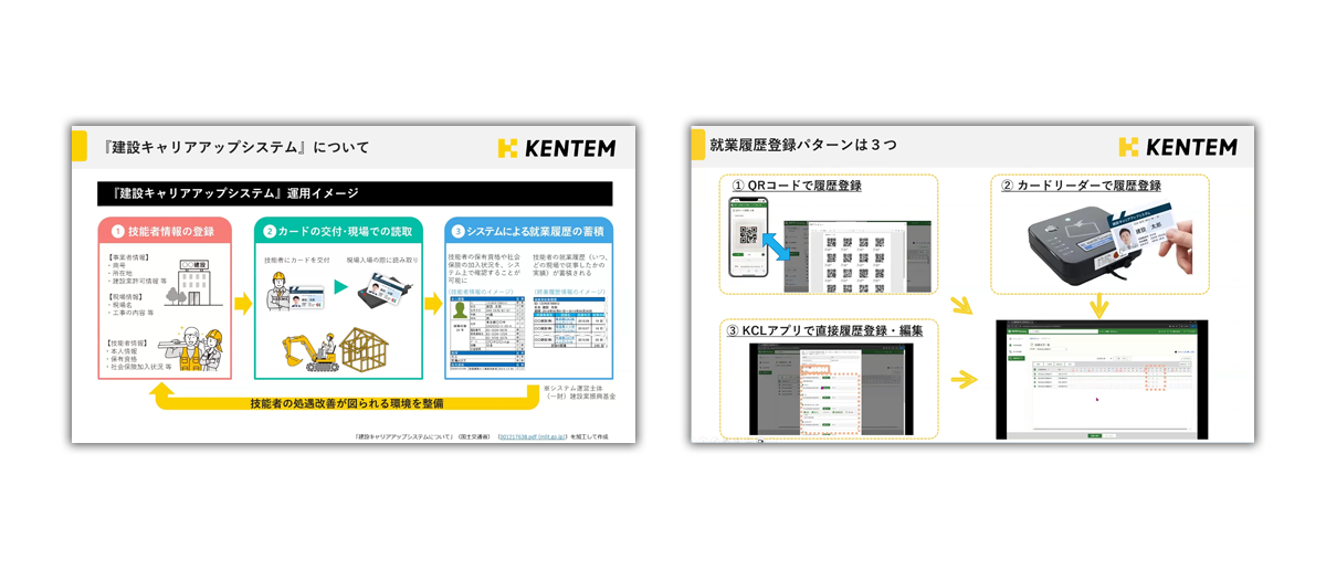 KENTEM-CareerLogのご紹介