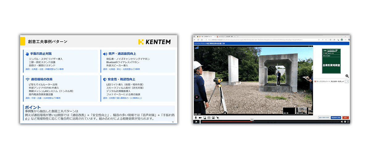 建設現場における遠隔臨場取組事例集のご紹介|創意工夫事例をやってみた!