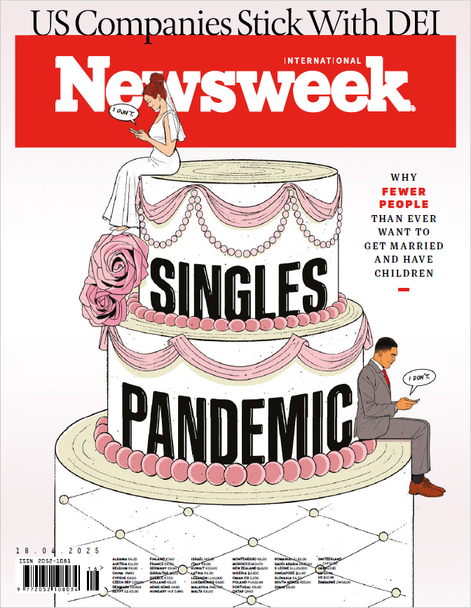 Newsweek International Magazine（4月18日発行）